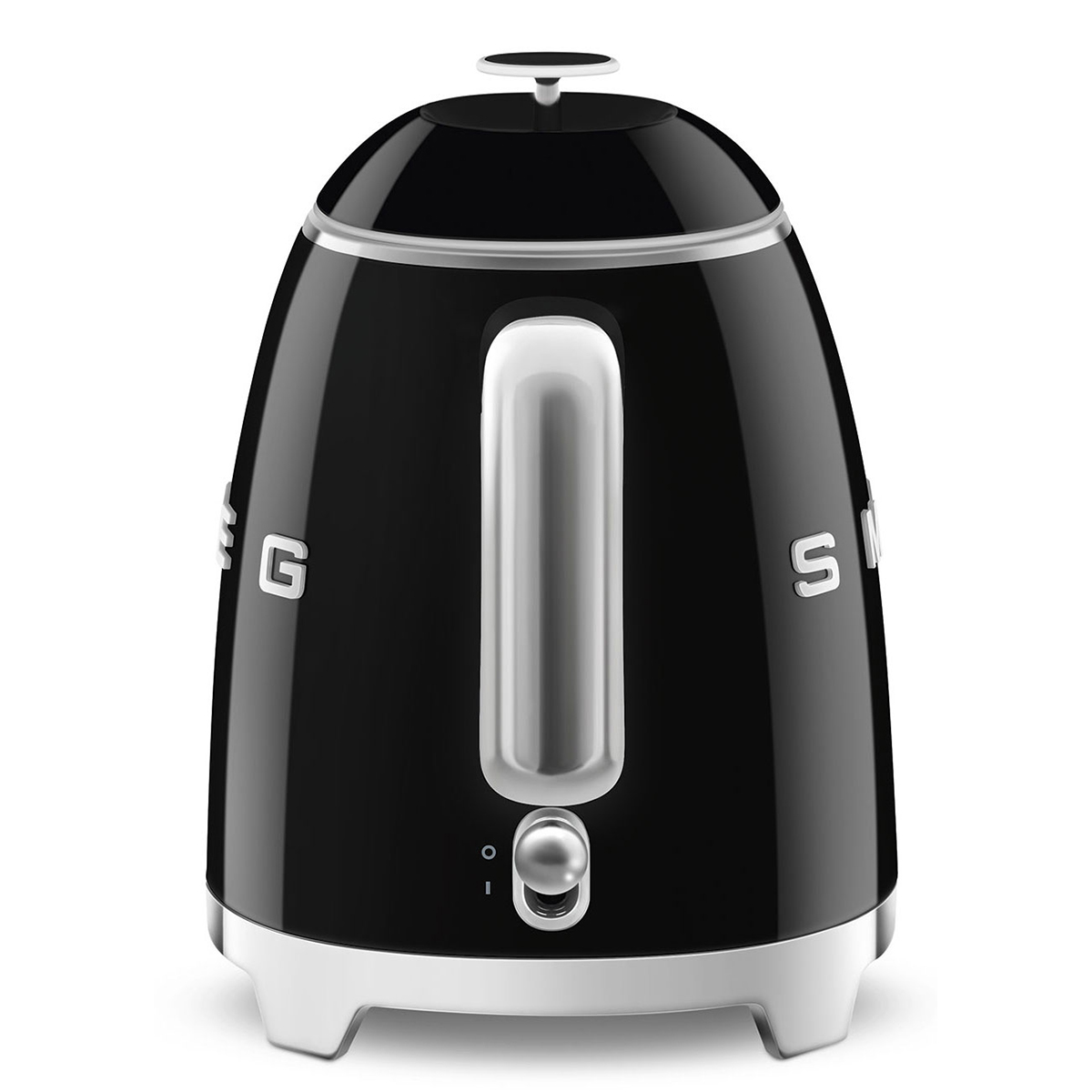 Smeg Mini Kettle 50's Retro Style Black KLF05BLAU Buy Online with Afterpay & ZipPay Bing Lee