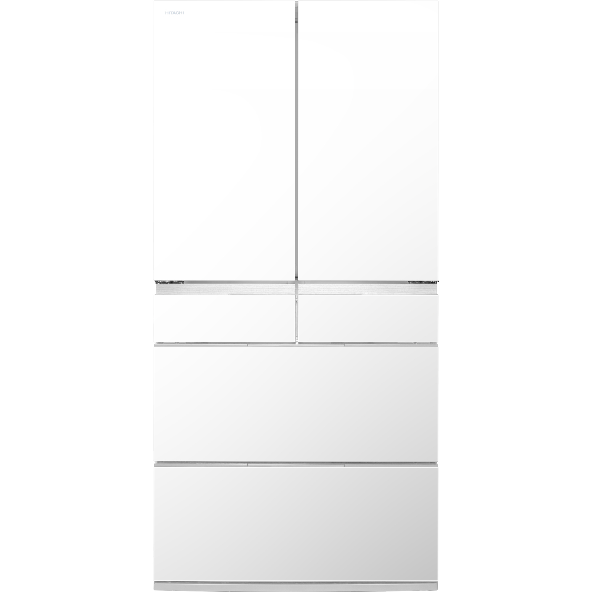 Hitachi 670L Multi Door Fridge - Crystal White R-GW670TAXW