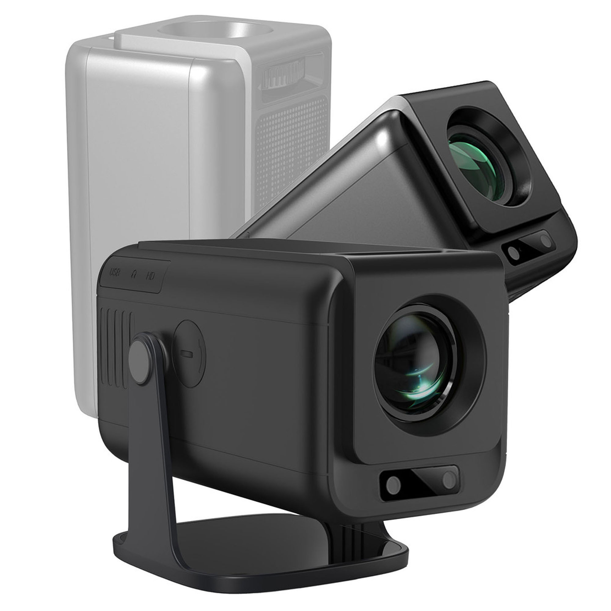 Laser 1080P LED Smart Android Multi-angle Projector PJ-TUFHA3-065