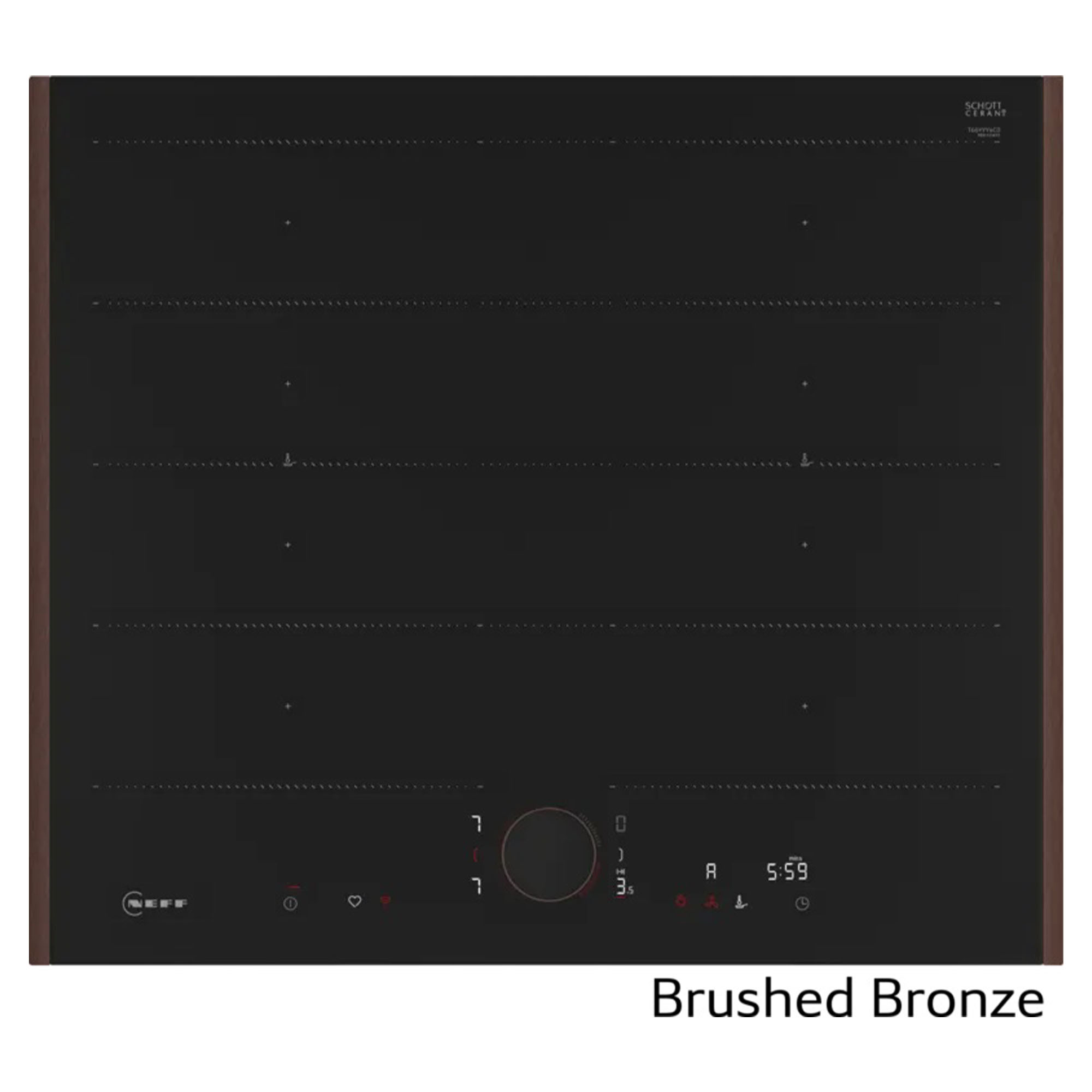 Neff Flex Induction Cooktop 60cm Flex Design Brushed Bronze T66YYY4C0H-BB
