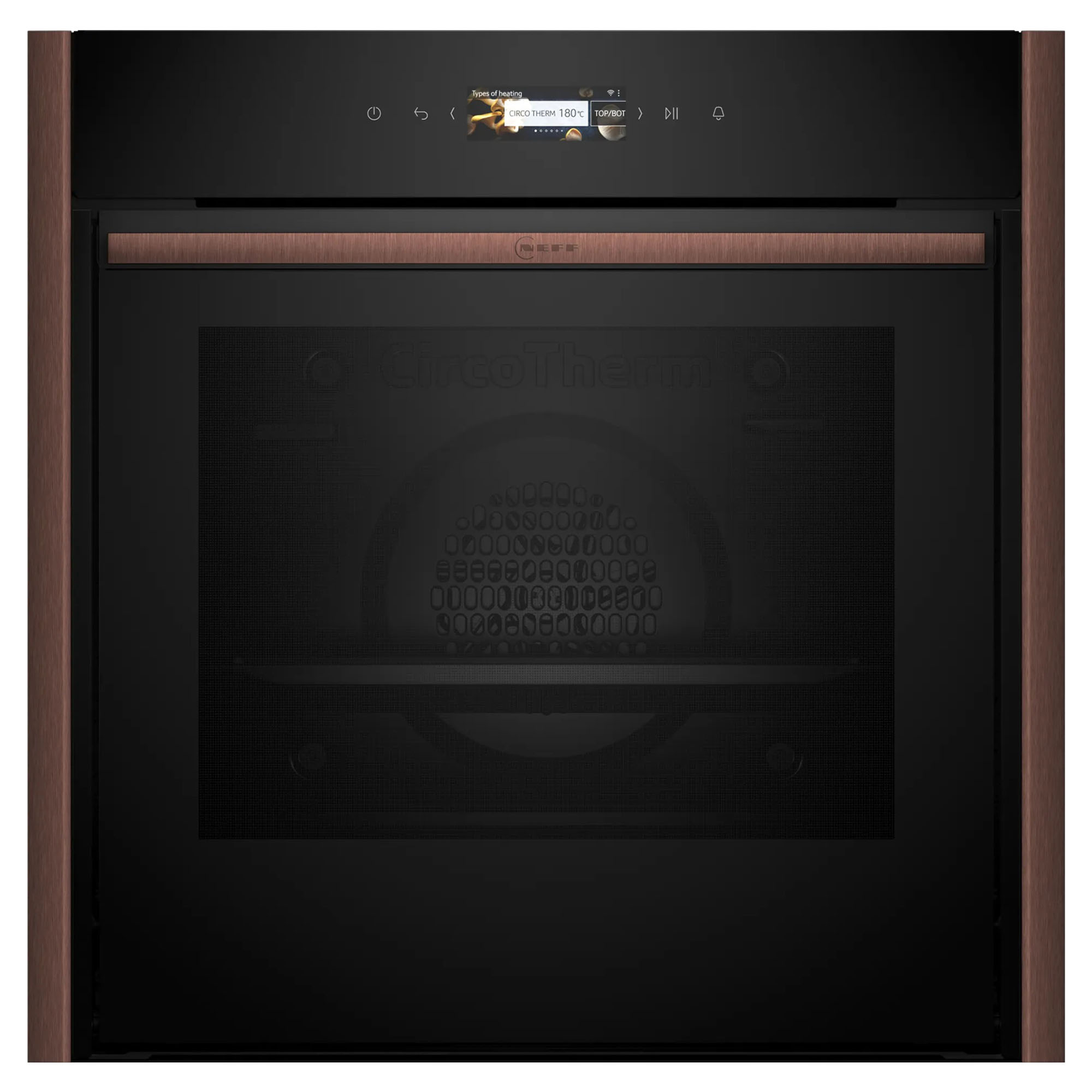 Neff Pyrolytic Slide & Hide® Oven with Brushed Bronze Side Trims / Handle B59CR72Y0A-BB
