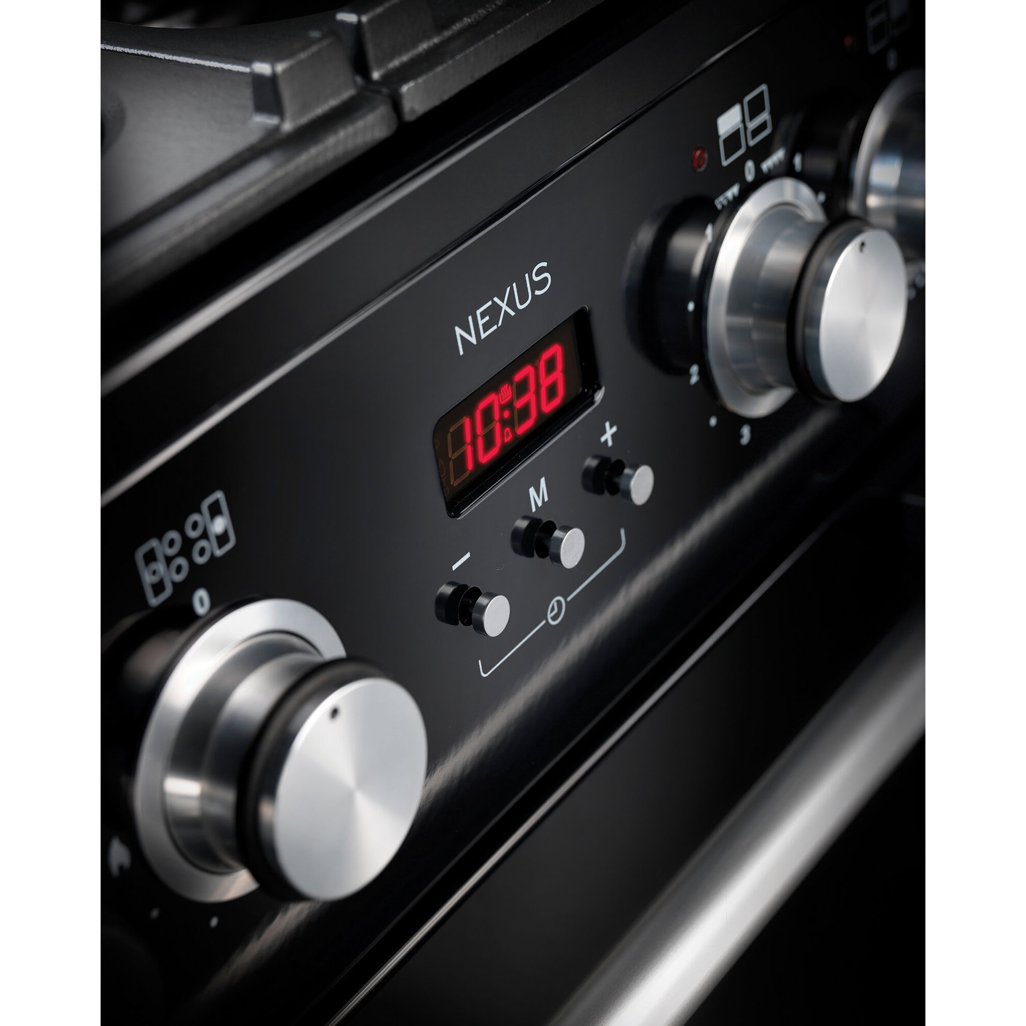 Falcon Nexus 110cm Dual Fuel Upright Cooker Black/Chrome NEX110DFBL/CH