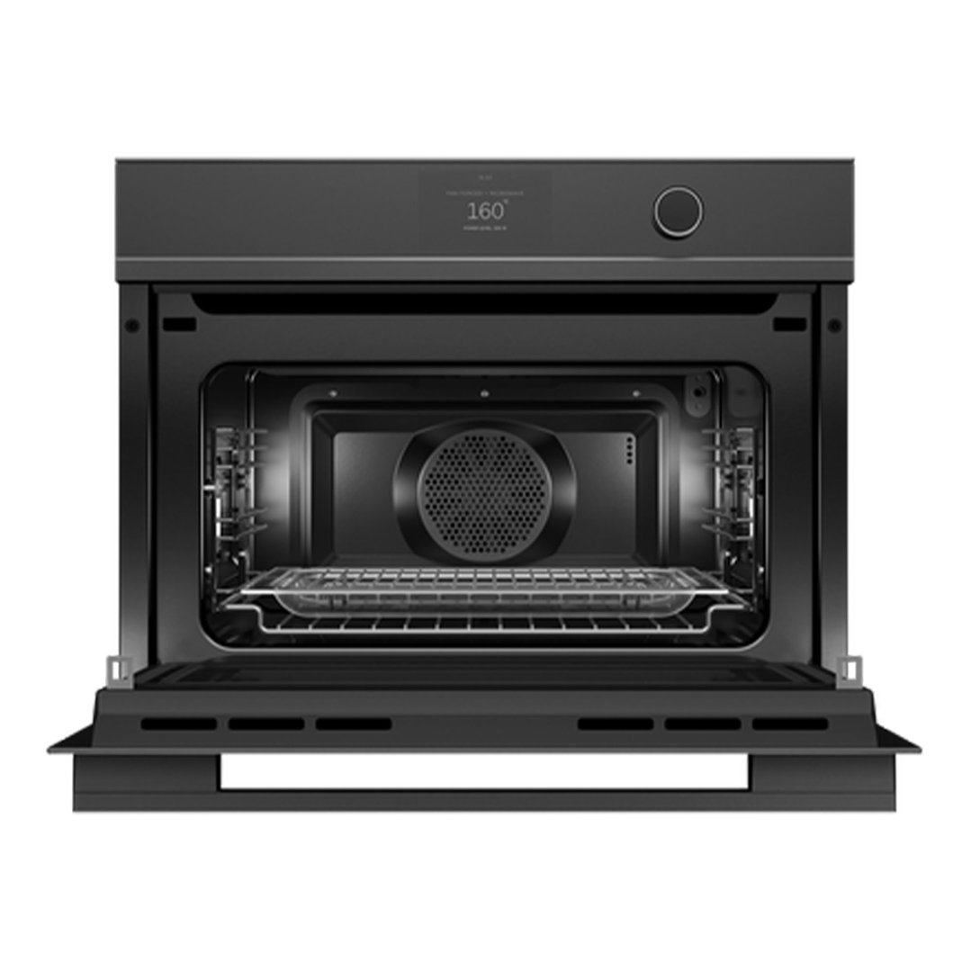 Fisher & Paykel 60cm Series 9 Contemporary Compact Combi-Microwave Oven OM60NDTDB1