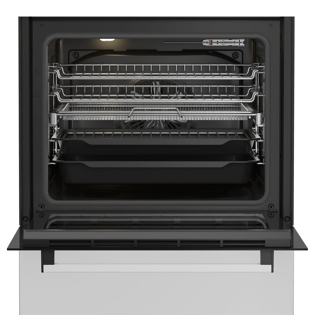 Beko Aeroperfect 60cm Freestanding Cooker with SteamAdd & Airfry and Ceramic Cooktop - White BFCB60VMW