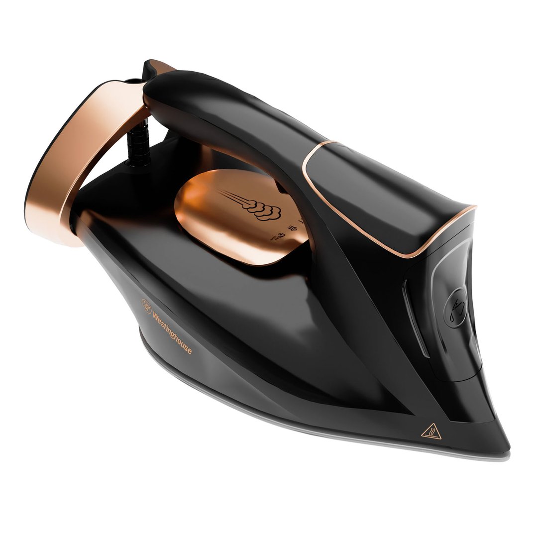 Westinghouse Premium Steam Iron 2200W 300ml Black & Gold WHIR10KG