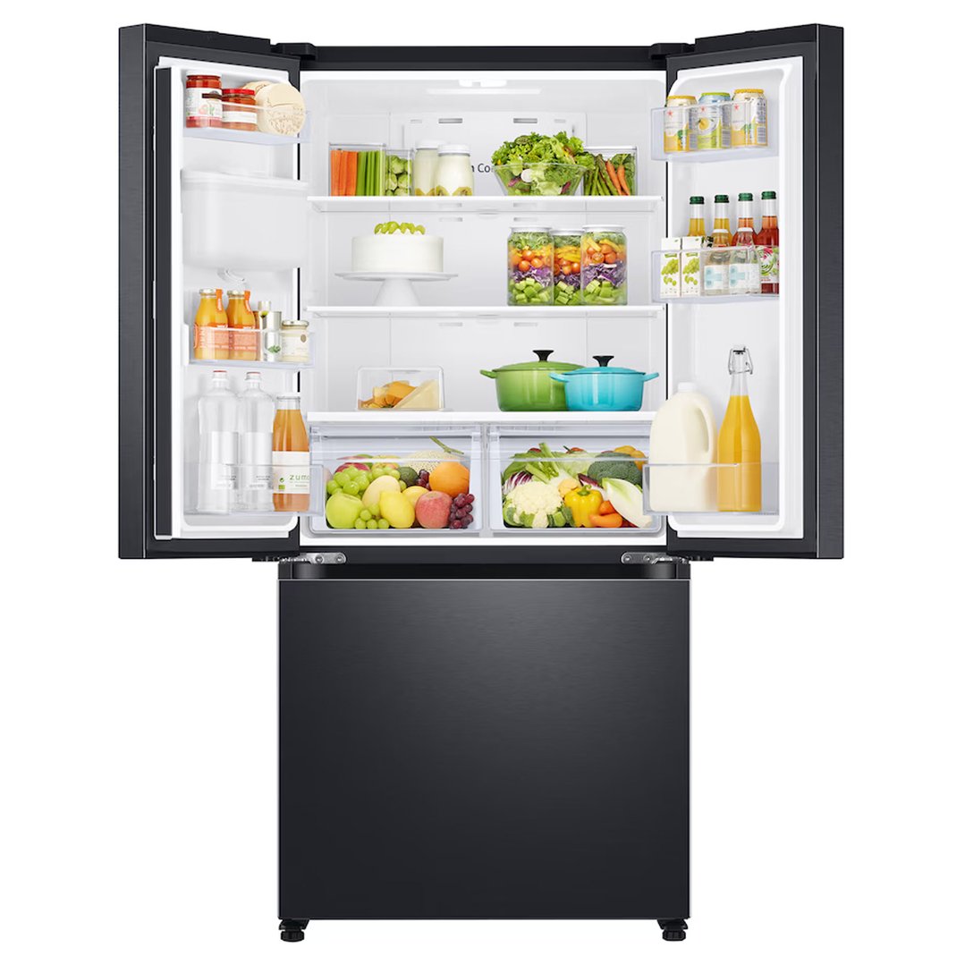 Samsung 495L French Door Refrigerator Freezer Drawer - Black SRF5300BD