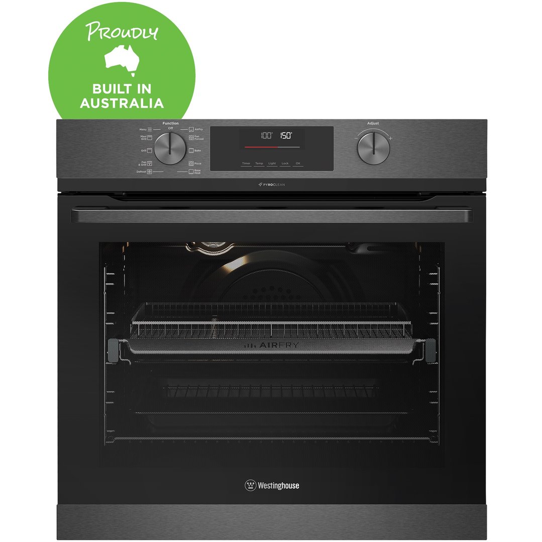 Westinghouse 60cm Multi-function 10 Pyrolytic Oven with Air Fry WVEP6716DD
