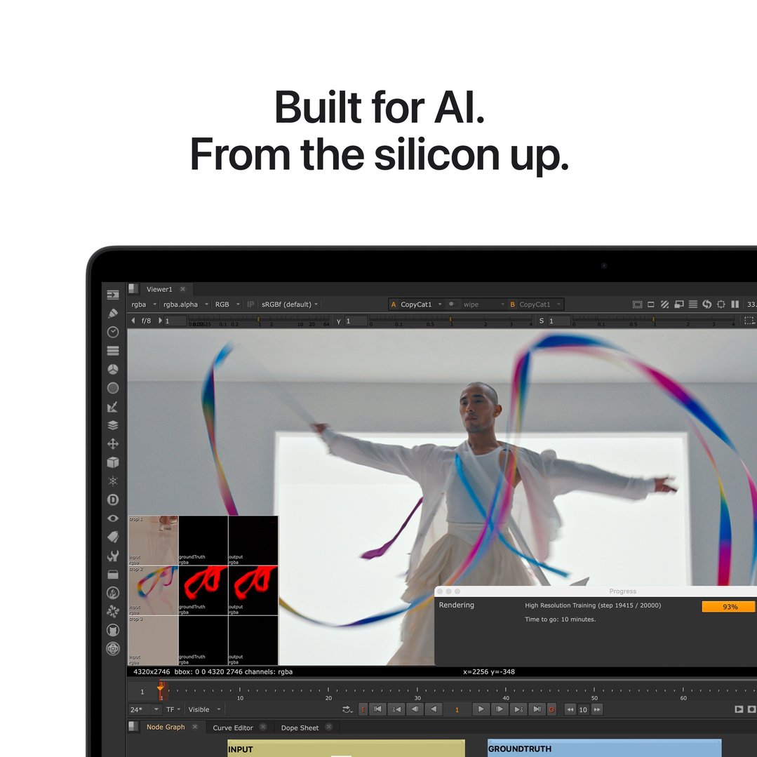 Apple 16" MacBook Pro M5 Pro chip with 18‑core CPU and 20‑core GPU, 48GB, 1TB SSD - Space Black MGEC4X/A