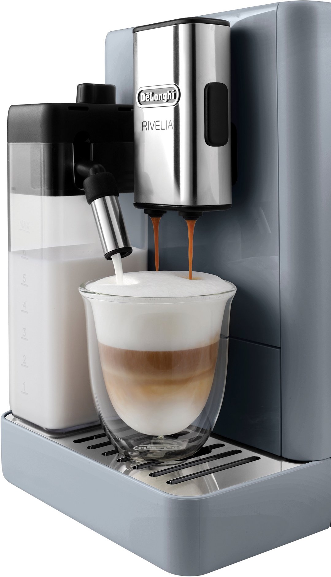 Delonghi Rivelia (Pebble Grey) Fully Automatic Coffee Machine EXAM44055G