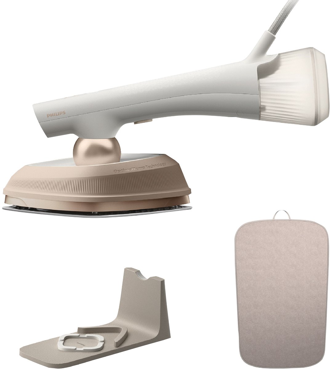 Philips OneTurn Hybrid Iron & Steamer Silk White GC213/10