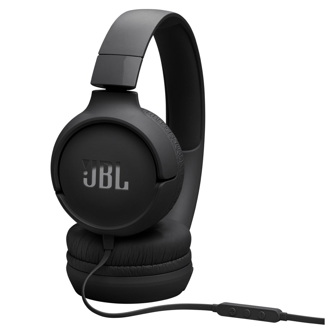 JBL Tune 520C USB-C Wired On-Ear Headphones - Black JBLT520CBLK