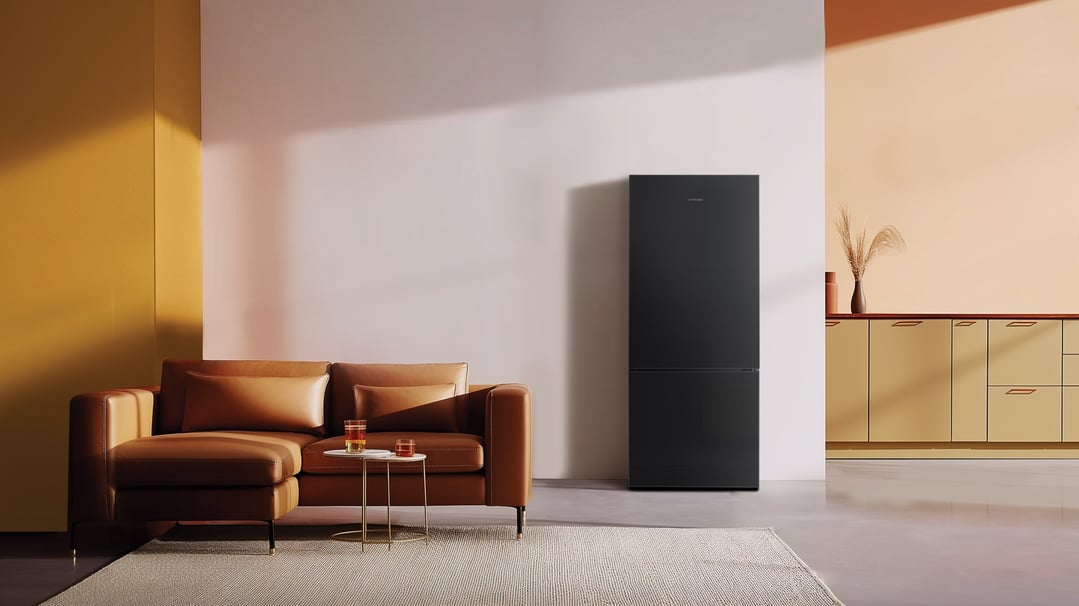 Samsung 427L Smart Bottom Mount Refrigerator with Twist Ice Maker - Matte Black SRL4200B