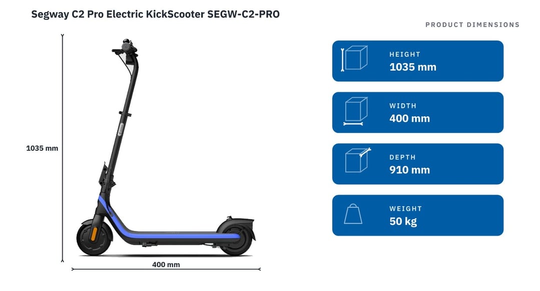 Segway C2 Pro Electric KickScooter SEGW-C2-PRO