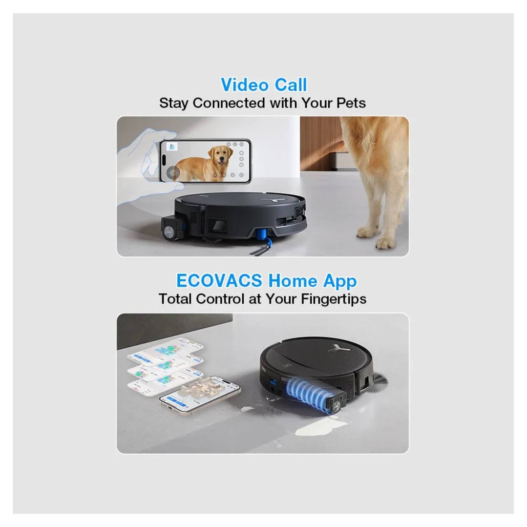 Ecovacs DEEBOT T80S OMNI Black Robot Vacuum & Mop DEEBOT-T80S-OMNI