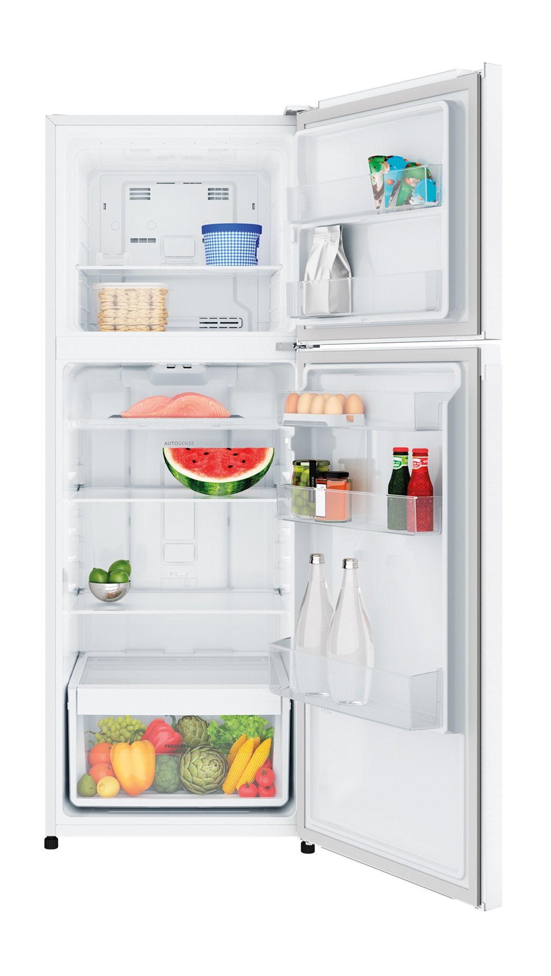 Westinghouse 341L Top Mount Fridge - White WTM3400WL-X