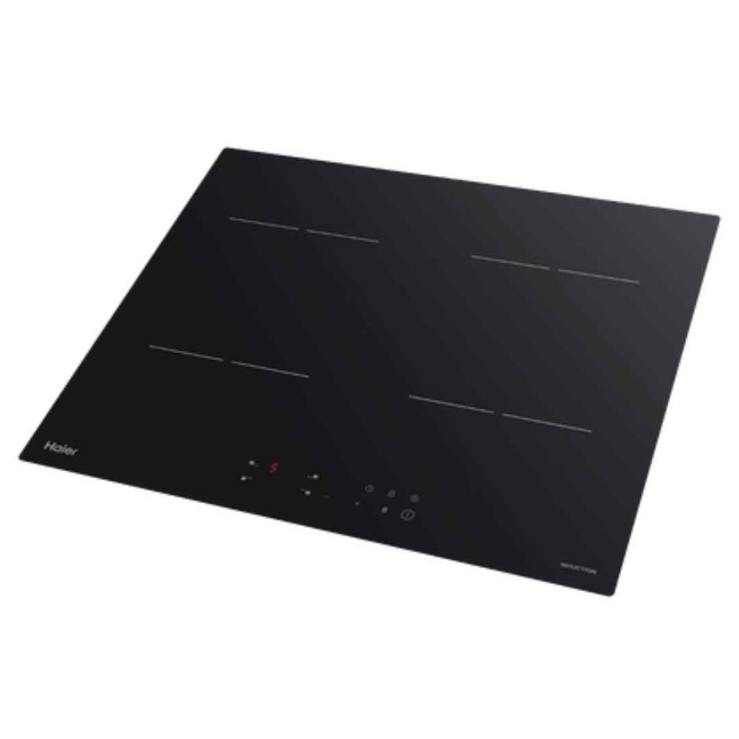Haier 60cm Induction Cooktop, 4 Zone (Black Glass) HCI604TPB3