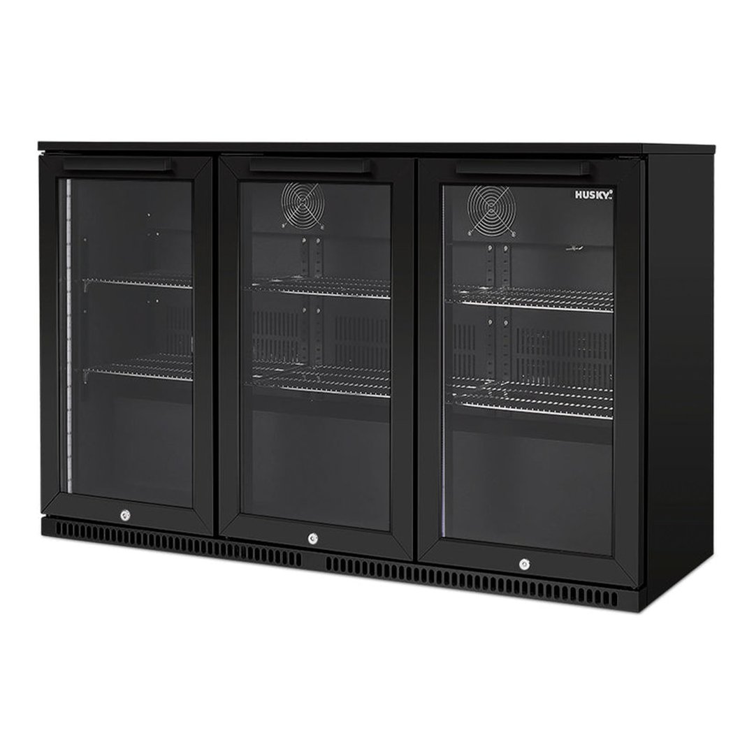 Husky 307L Alfresco Triple Door Chiller in Black ALFC3BK840ELB