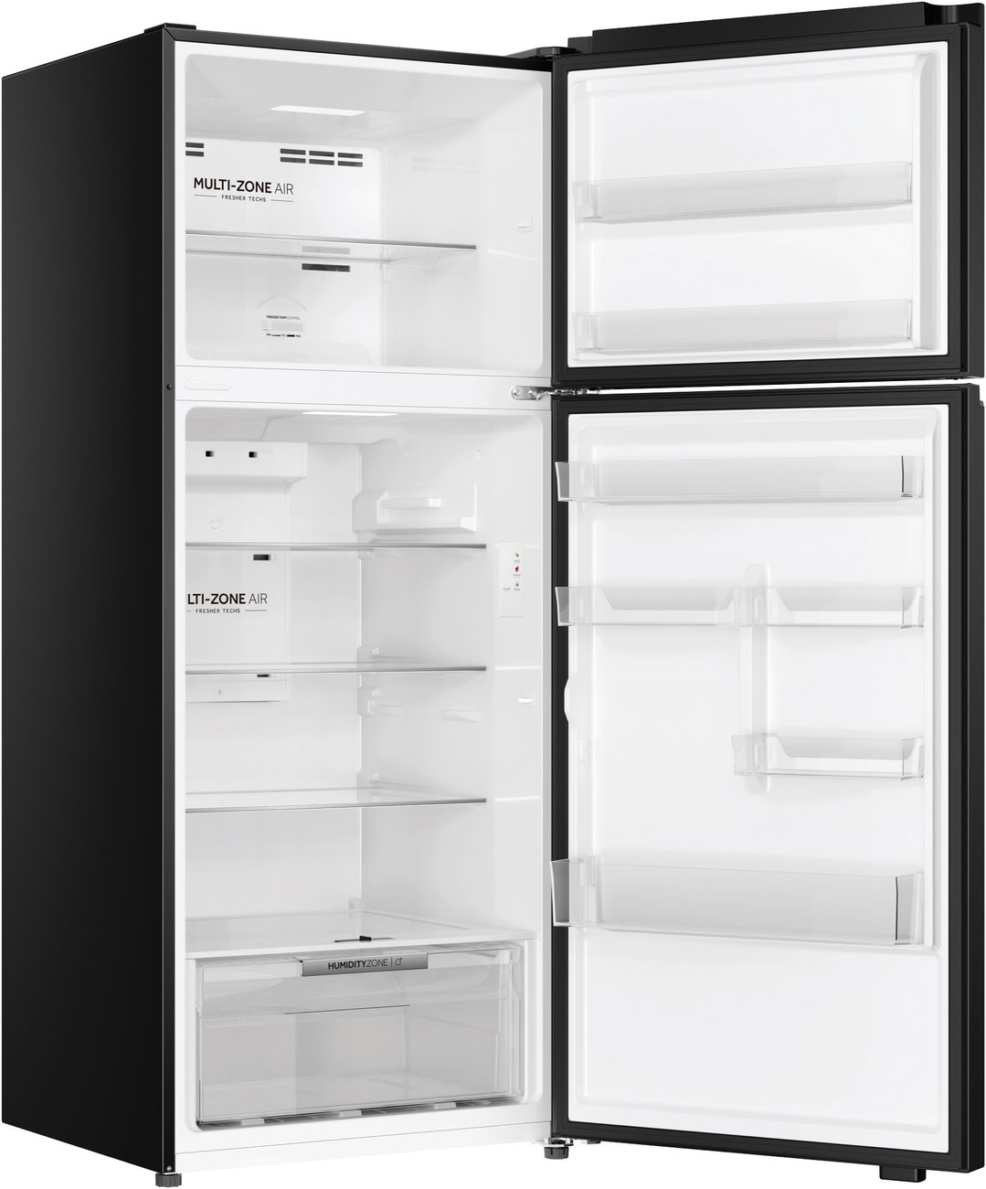 Haier 443L 300 Series Refrigerator Black Top Freezer HRF450TG