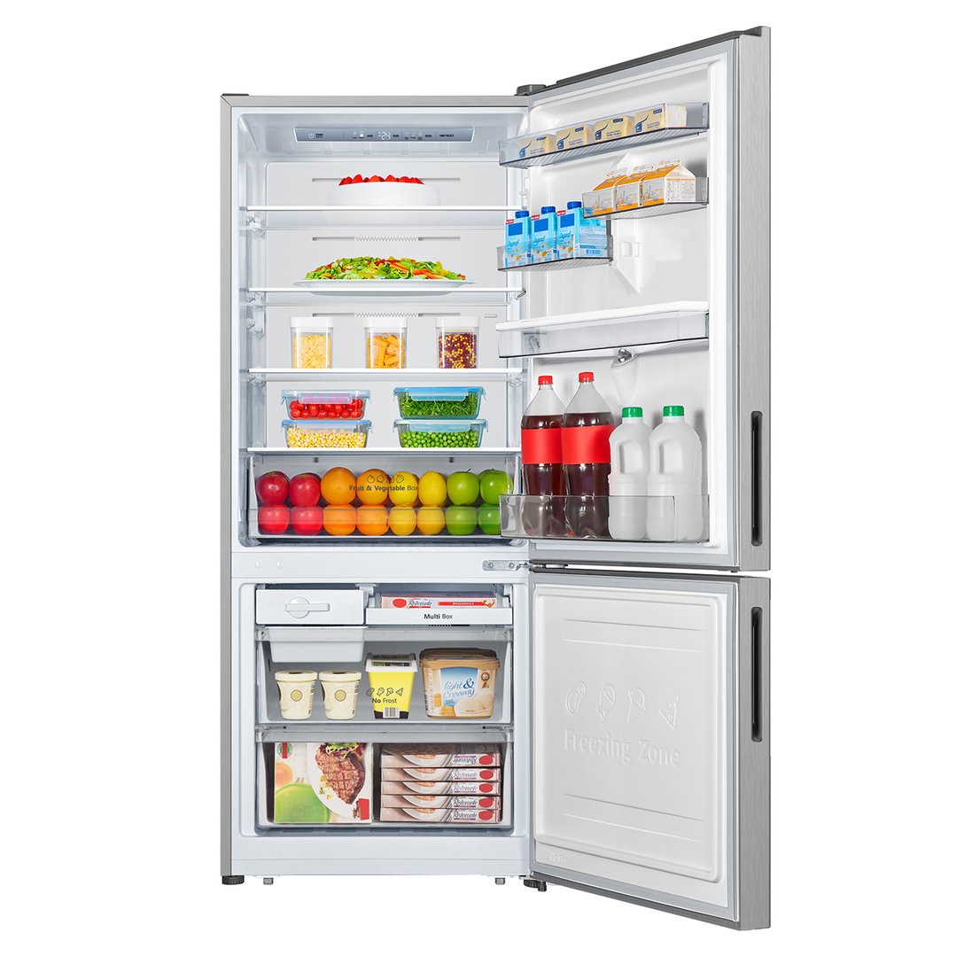 Hisense 415L Bottom Mount Fridge with Water Dispenser - Silver HRBM419SW