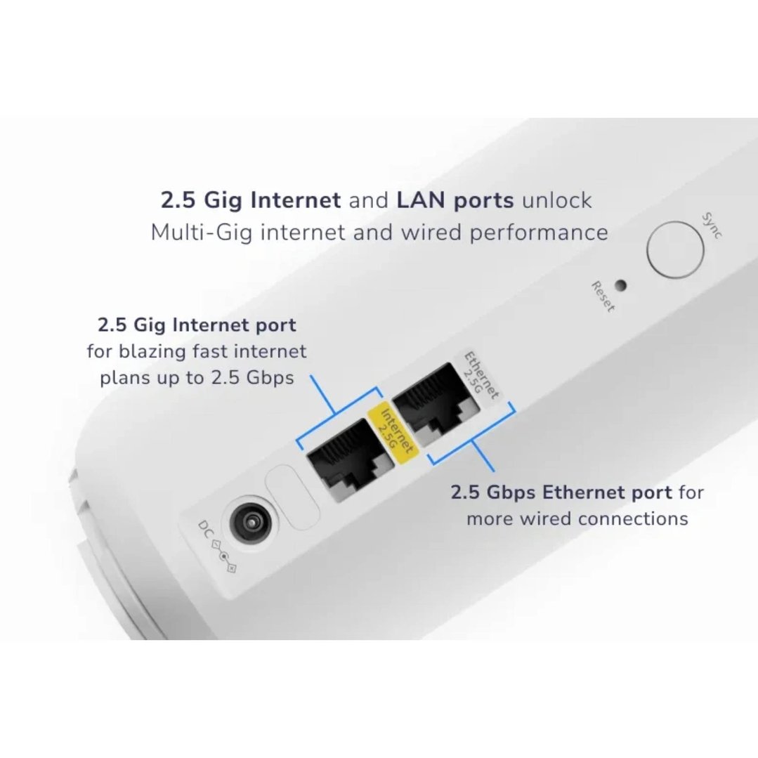 Netgear Orbi 370 Series Dual-Band WiFi 7 Mesh System - 3 Pack RBE373-100APS