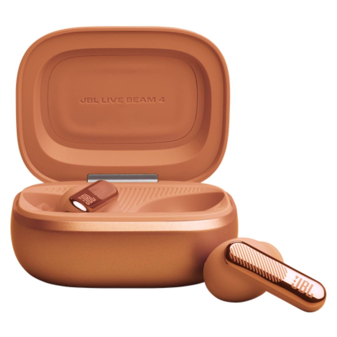JBL Live Beam 4 True Wireless Noise Cancelling Earbuds - Orange JBLLIVEBEAM4ORG