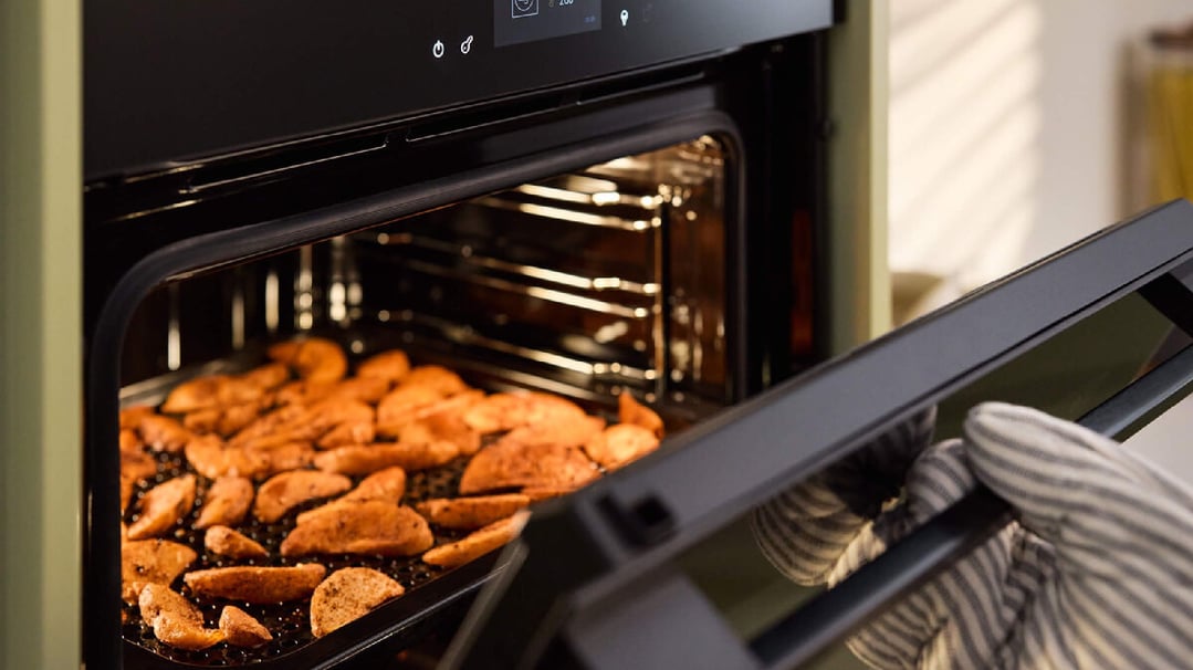Haier 60cm 500 Series Built-in Oven, 16 Function, Pyrolytic (Grey Glass) HWO60S16TPG5