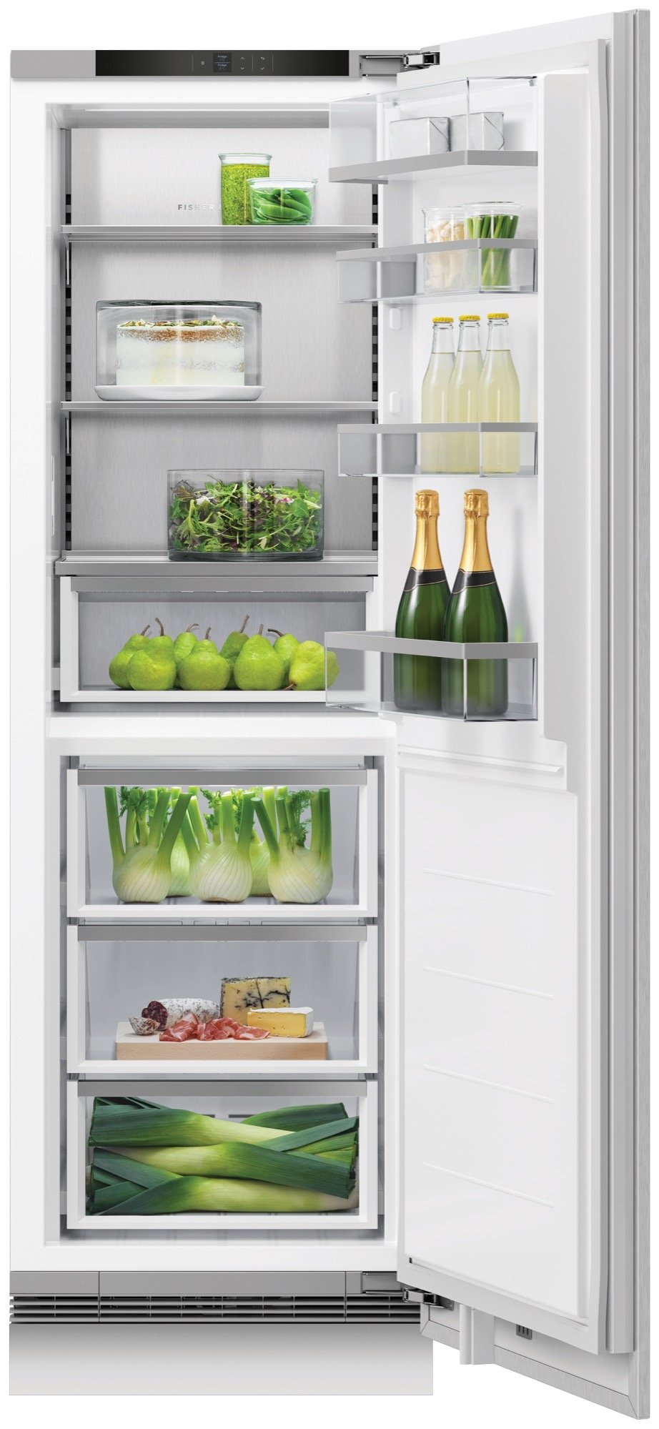Fisher & Paykel 60cm Series 9 Integrated Dual Zone Refrigerator RS6019S2R1