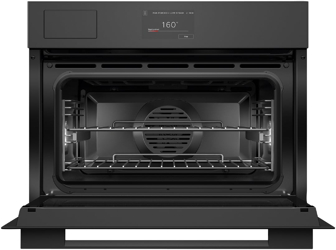 Fisher & Paykel 60cm Minimal Compact Combi-Steam Oven, Black OS60NAMVTB5