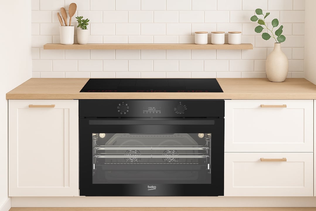 Beko Twin Fan 90cm Built-in Oven 127L Dark Stainless BBOB91271MDX