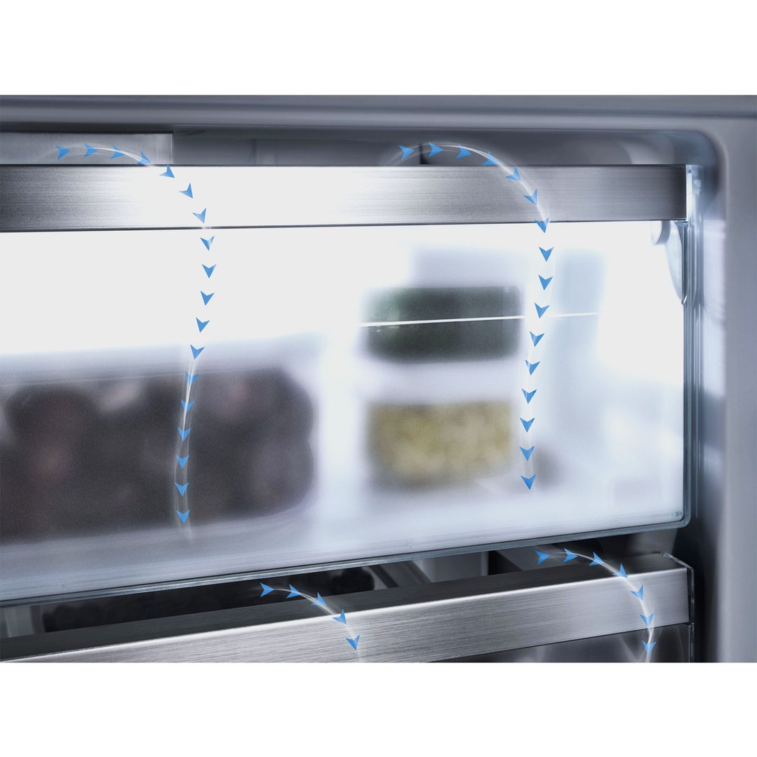 Miele 255L Fully Integrated Bottom Mount Fridge / Freezer with Ice Cube Maker with Water Container KFNS7785D