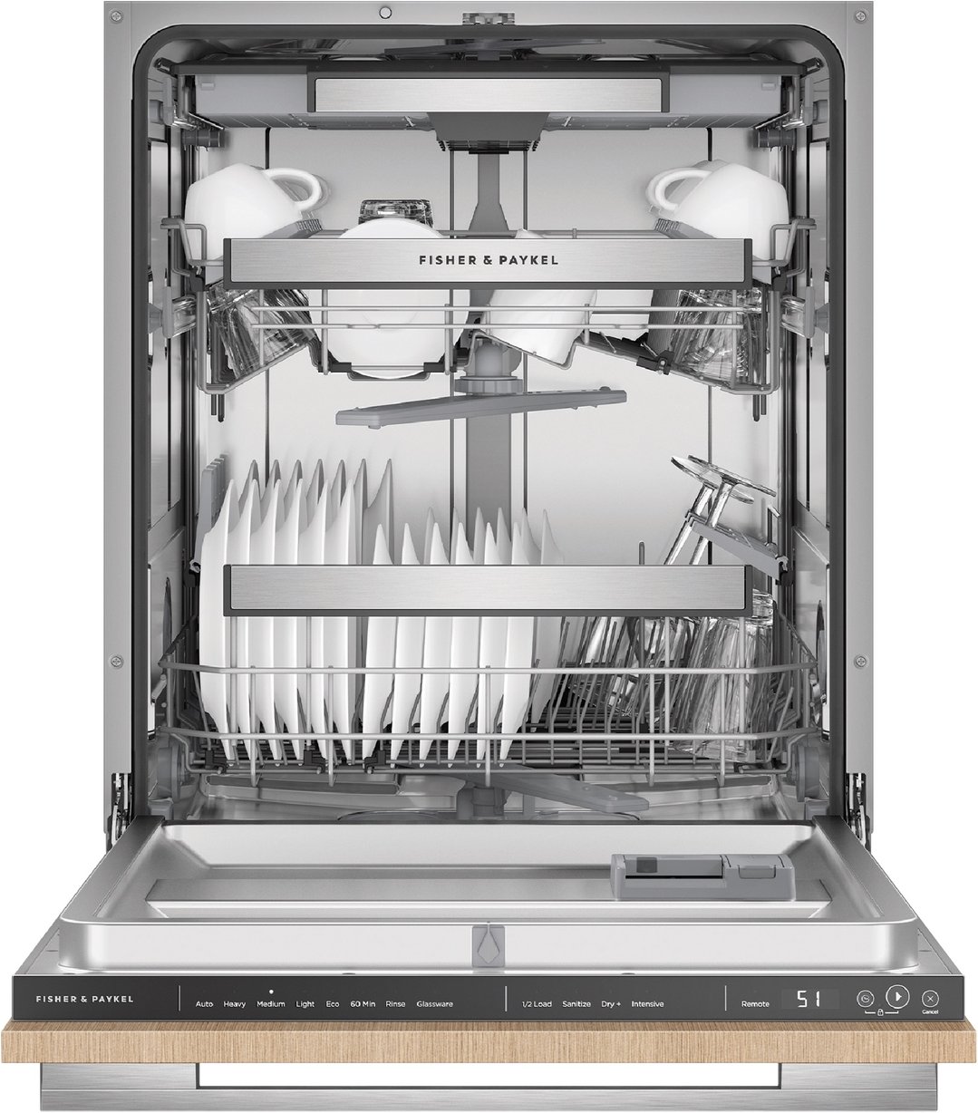Fisher & Paykel Series 7 Integrated Dishwasher, Sanitise DW60U4I2