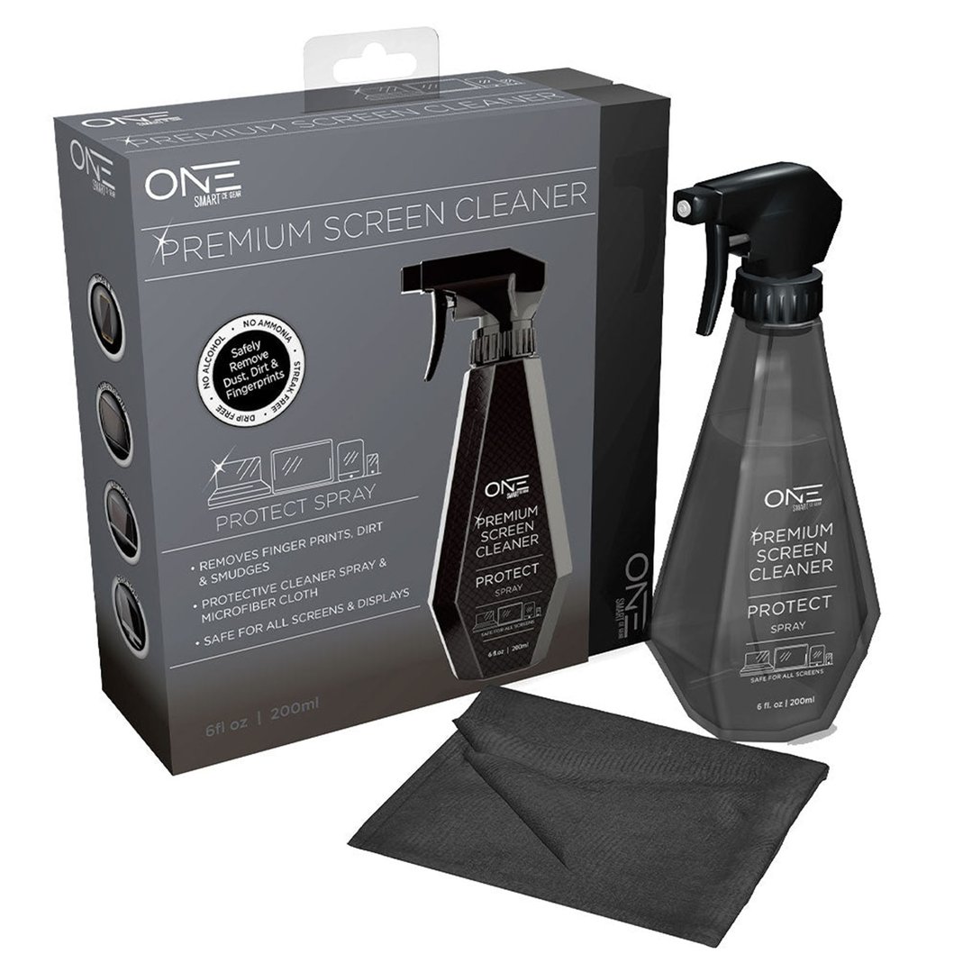 One 200mL Premium TV Screen Clean Spray Bottle & Cloth OSSC001
