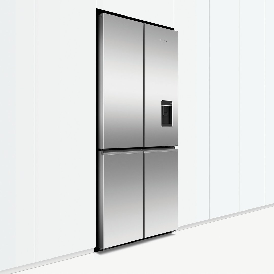 Fisher & Paykel 690L Series 7 Quad Door Refrigerator Freezer, Ice & Water RF730QNUVX1
