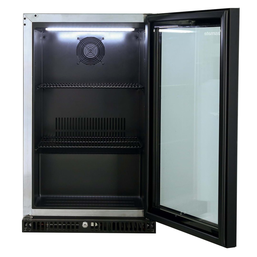 Gasmate 1 Door Premium Bar Fridge 97L - Black Interior BFR1088-101