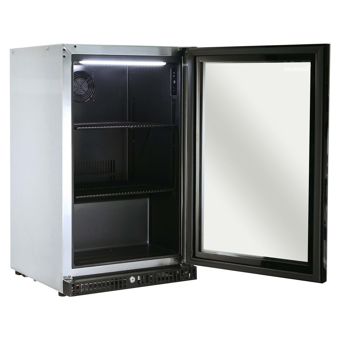 Gasmate 1 Door Premium Bar Fridge 97L - Black Interior BFR1088-101