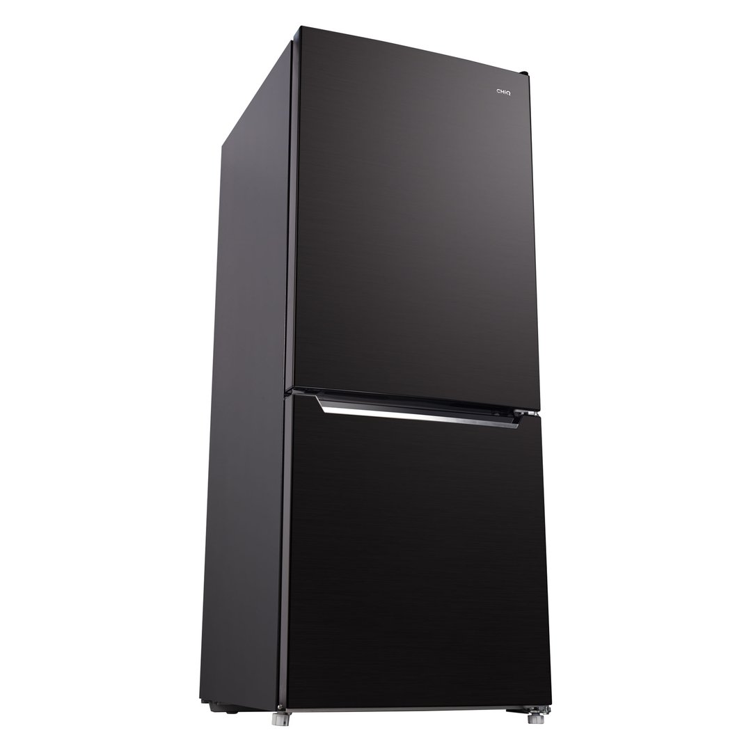 Chiq 283 Litres Bottom Mount Fridge Black Steel CBM282NBS5E