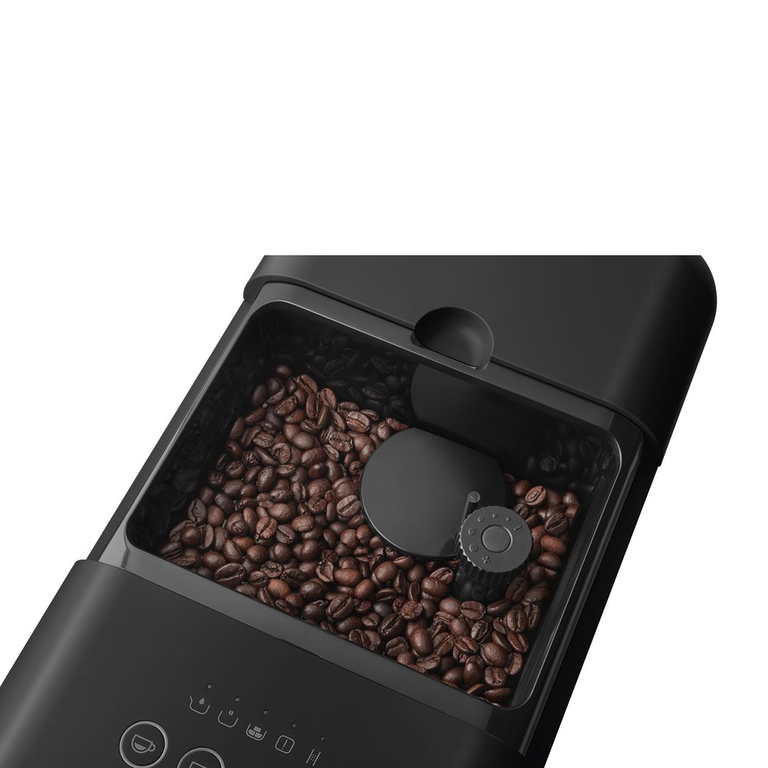 Smeg Bean to Cup Coffee Machine - Black Matte BCC12BLMAU