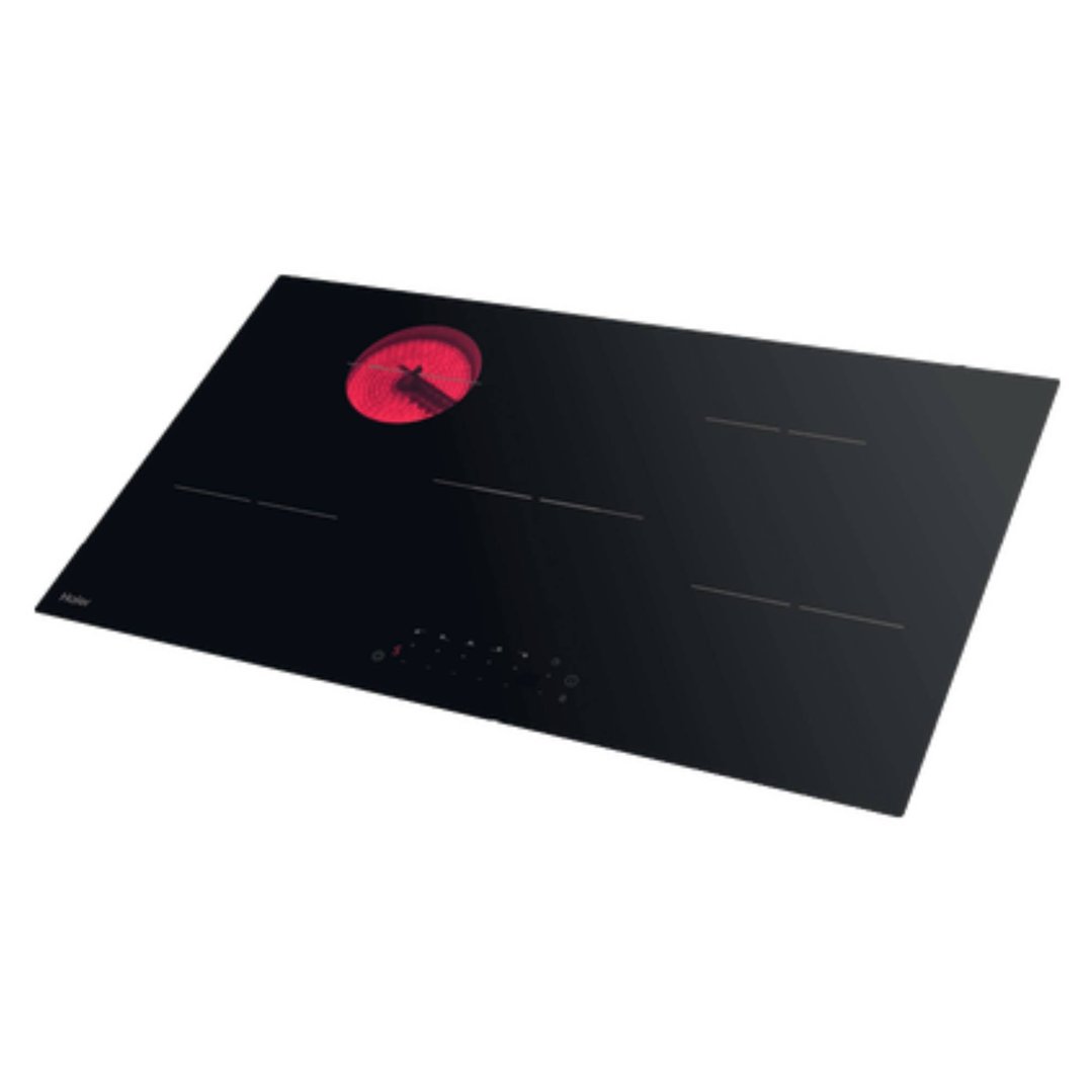 Haier 90cm Electric Cooktop, 5 Zone HCE905TB3