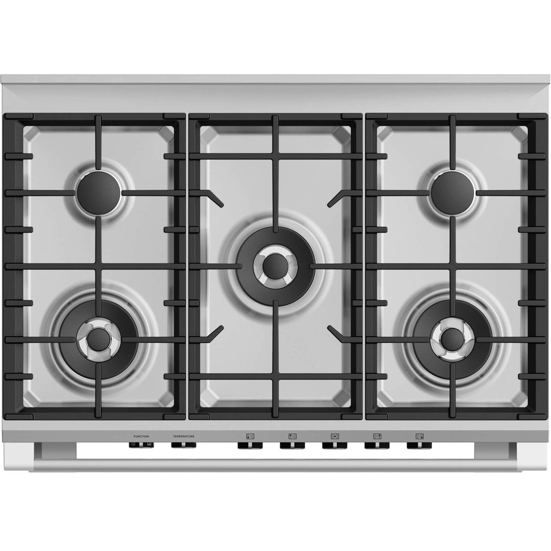 Fisher & Paykel 90cm Series 7 Classic 5 Burner Dual Fuel Cooker OR90SCG4B1