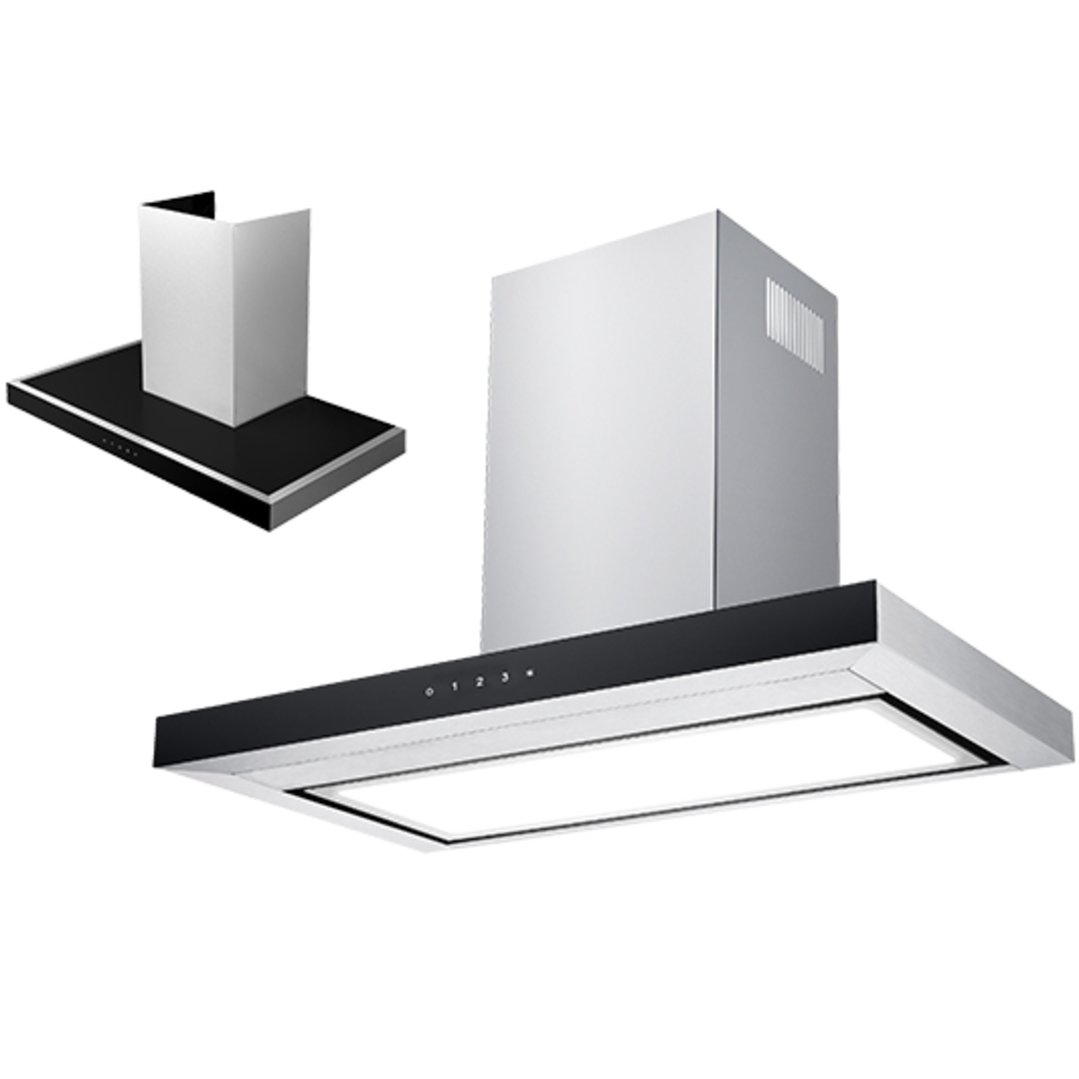 Inalto 90cm Box Canopy Rangehood ARBC90TPS. - Bing Lee