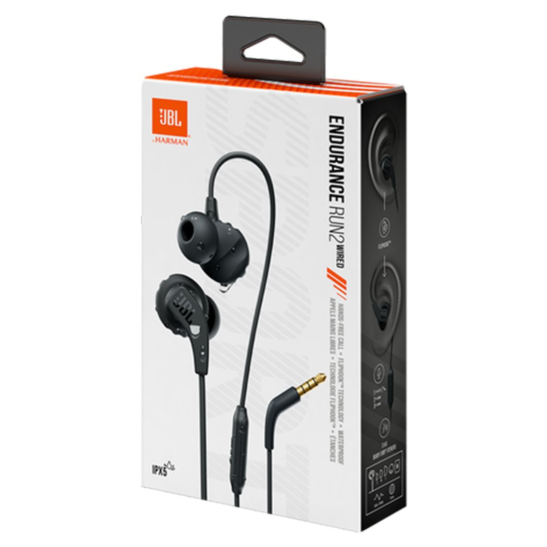 JBL Endurance Run 2 Wired Black JBLENDURRUN2BLKAS
