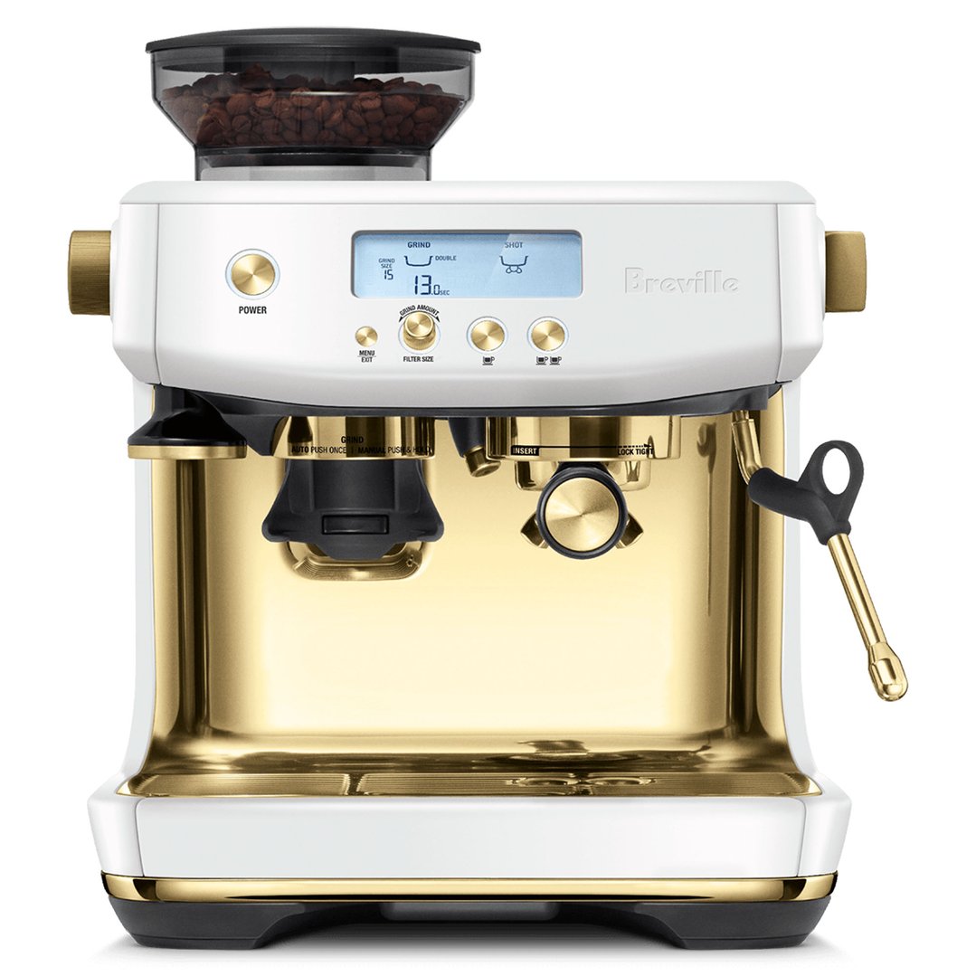 Breville the Barista Pro™ Sea Salt Brass BES878SSB Buy Online with