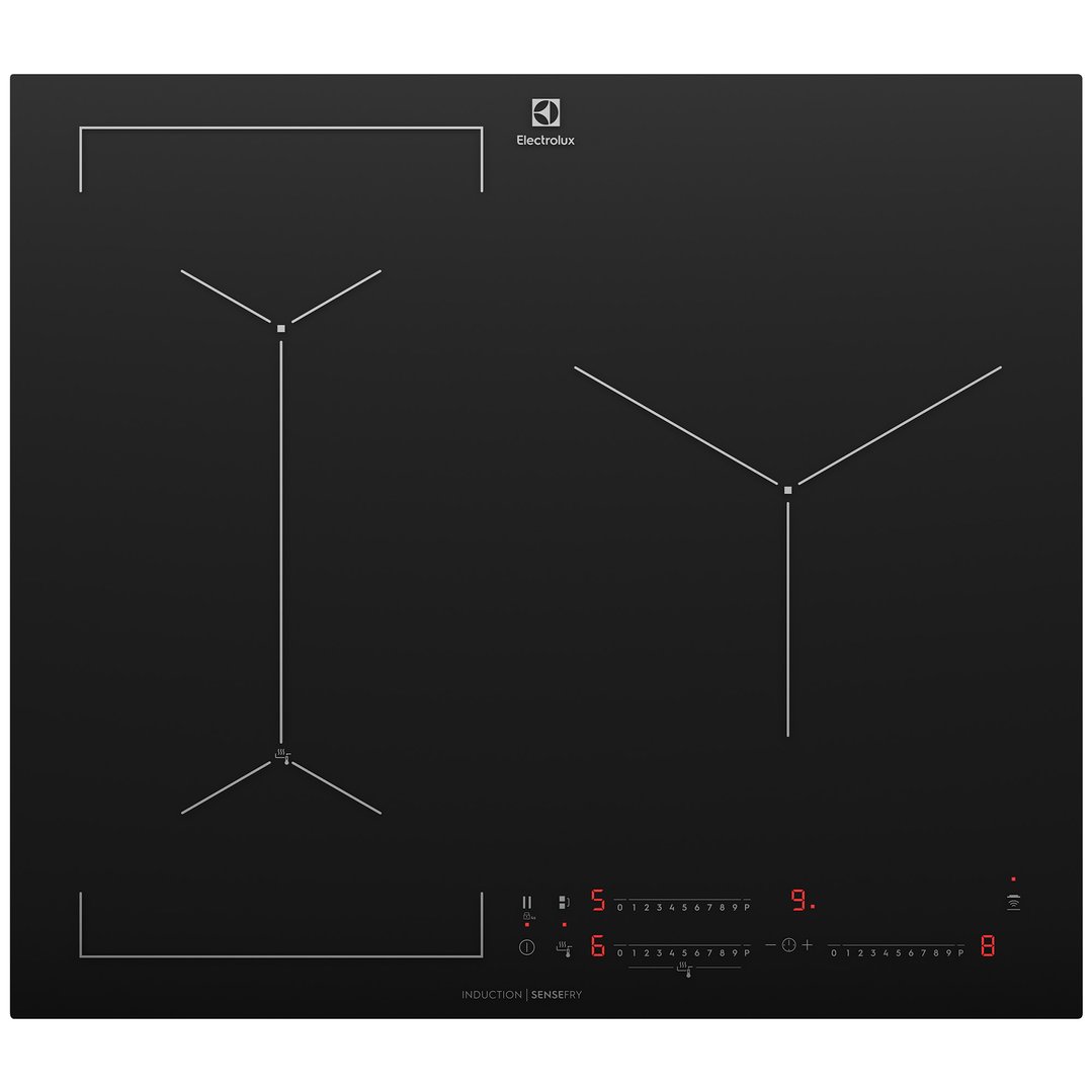 Electrolux 60cm UltimateTaste 700 3 Zone Induction Cooktop EHI635BE