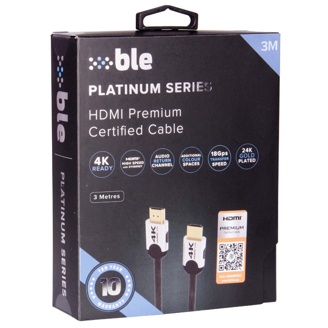 BLE HDMI Premium Certified Cable3m BL-HDMIPC30