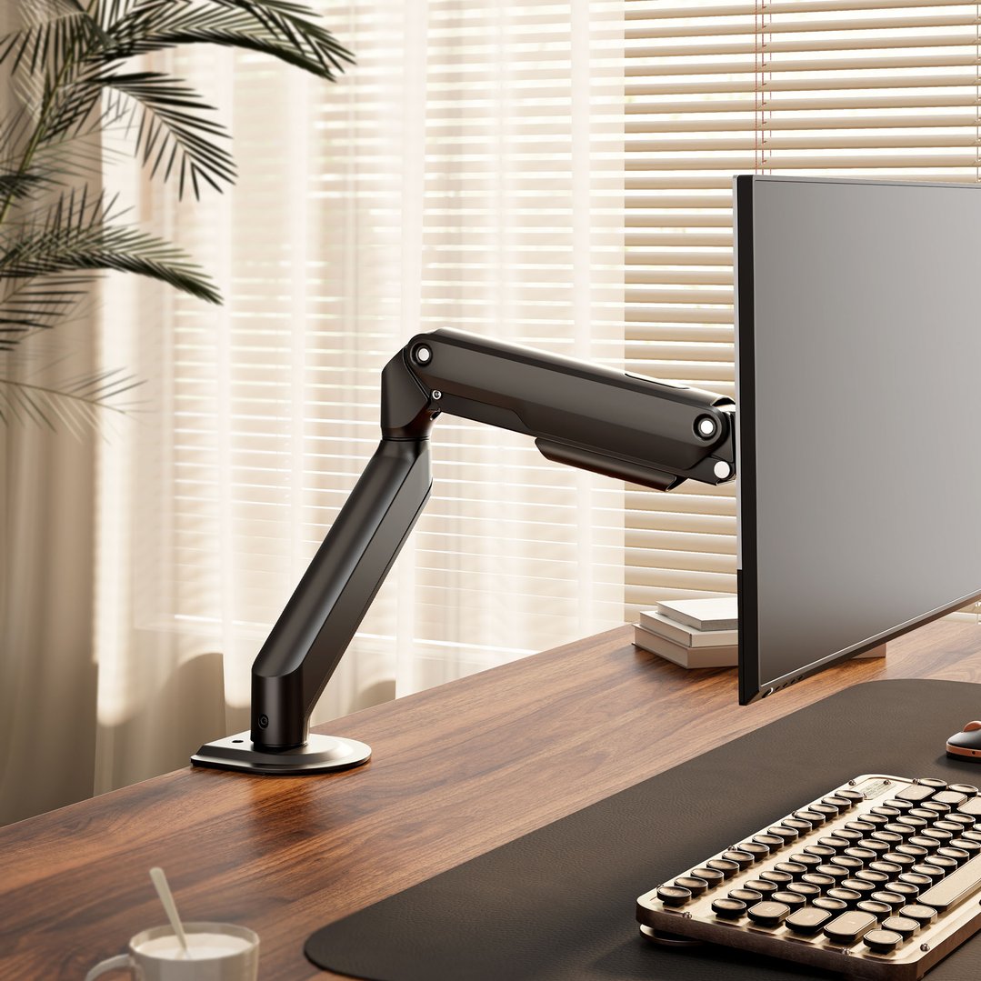 Ergovida SPRING Monitor ARM Single Black EMA-S1B