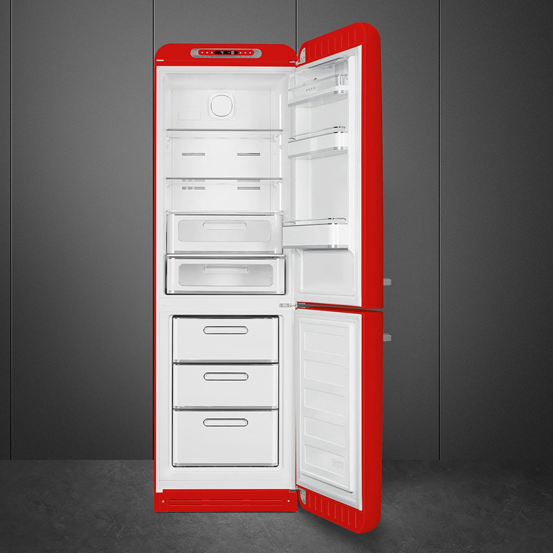 Smeg FAB 32 50’S Style Retro Refrigerator, Right Hand - Red FAB32RRD5AU