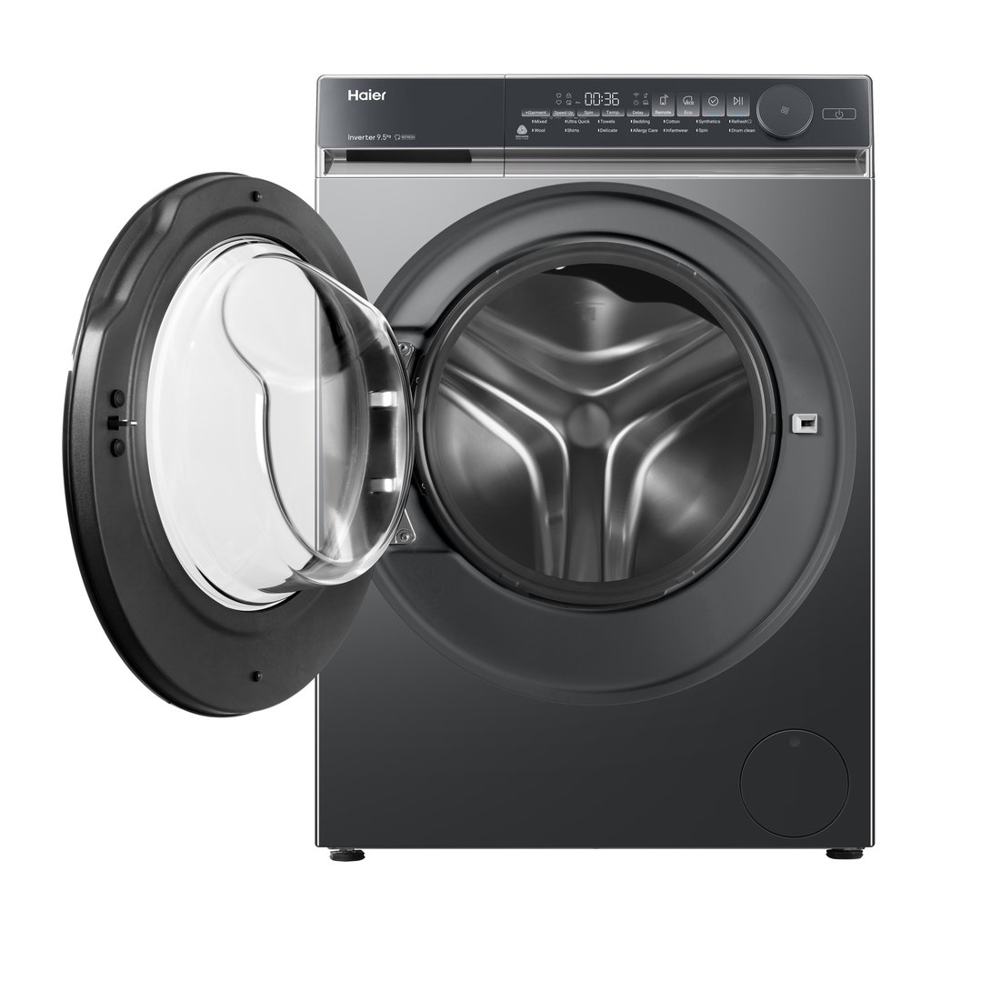 Haier 9.5kg 500 Series Front Load Washing Machine - Black HWFS95NB1