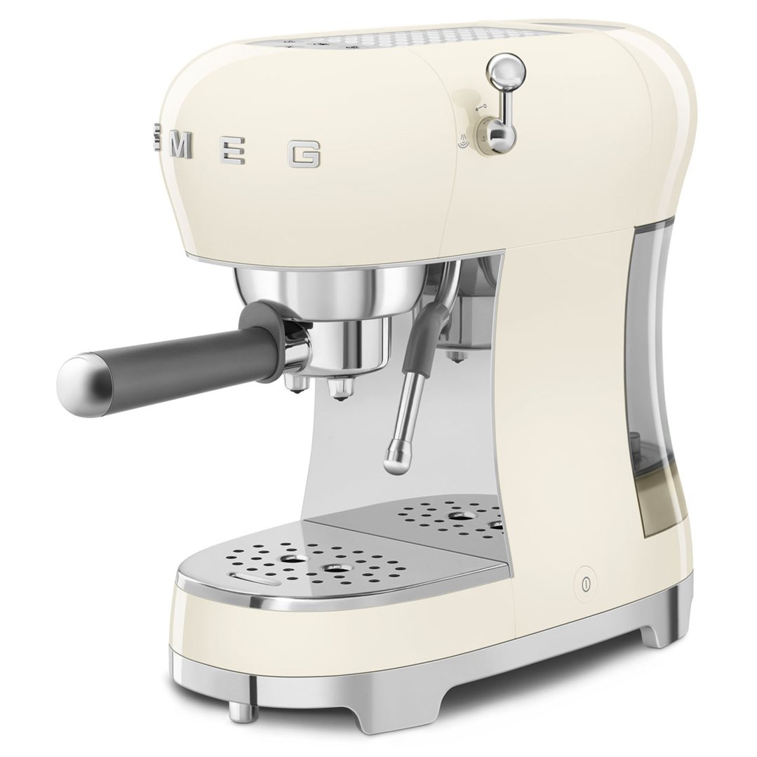 Smeg 50's Retro Style Espresso - Cream ECF02CRAU