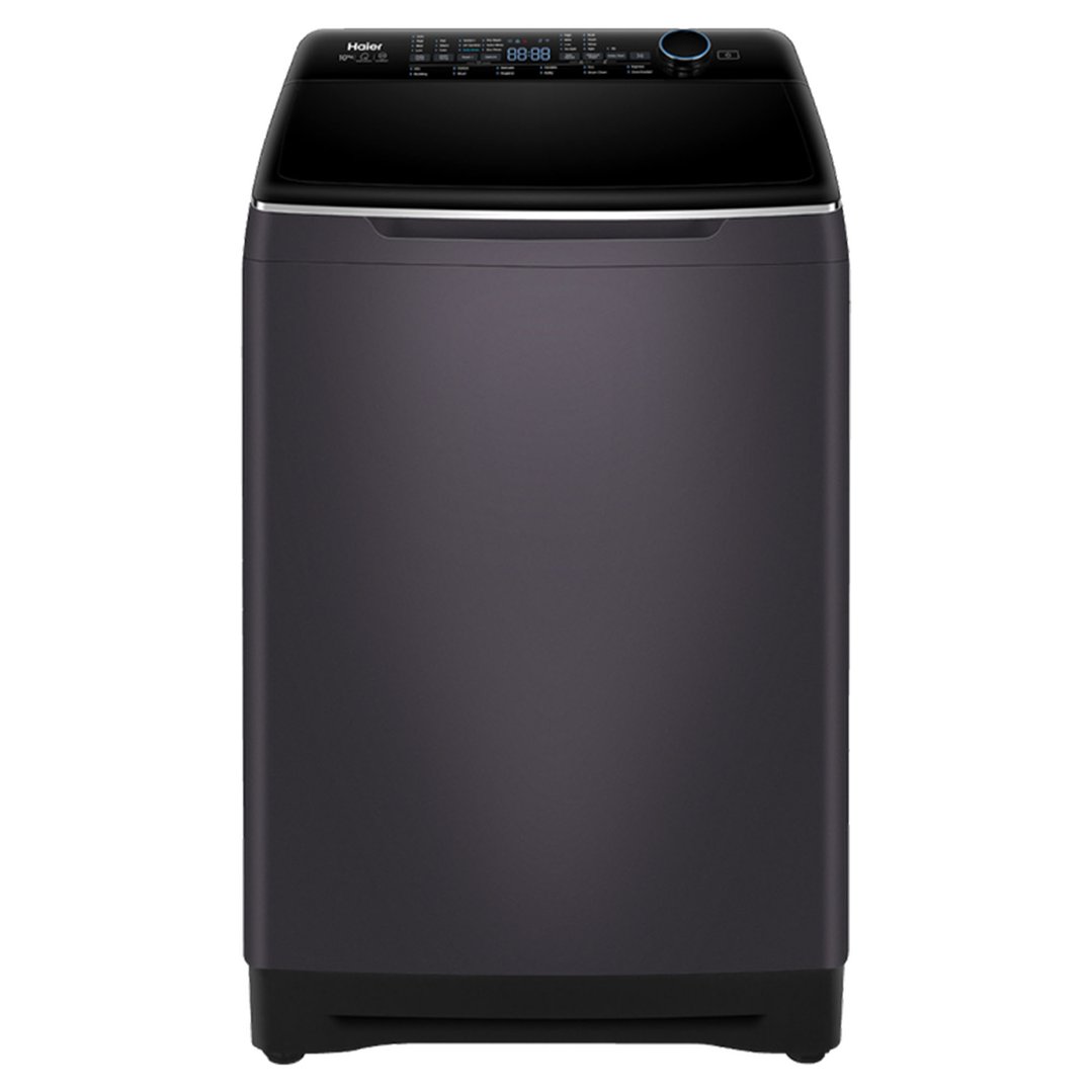 Haier Top Loader Washing Machine, 10kg, UV Protect, Dark HWT10ADB1