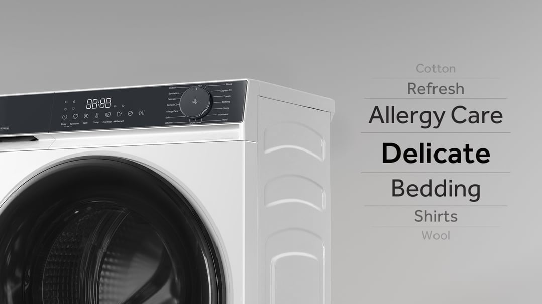 Haier 7.5kg 300 Series Front Load Washing Machine - White HWF75KW1